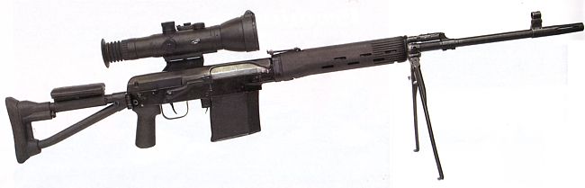 Снайперская винтовка СВДК с ночным прицелом